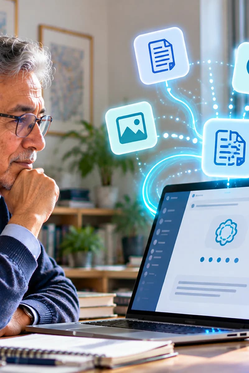 Una representación visual muestra cómo un modelo de inteligencia artificial procesa una instrucción y diferentes formatos.